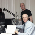 Patrick and Michael Plott at studio console